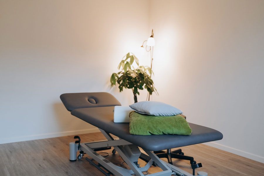 Behandlungsraum Praxis Osteopathie Breitbrunn
